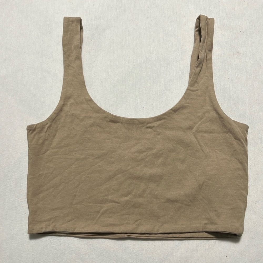 Nude Crop Top